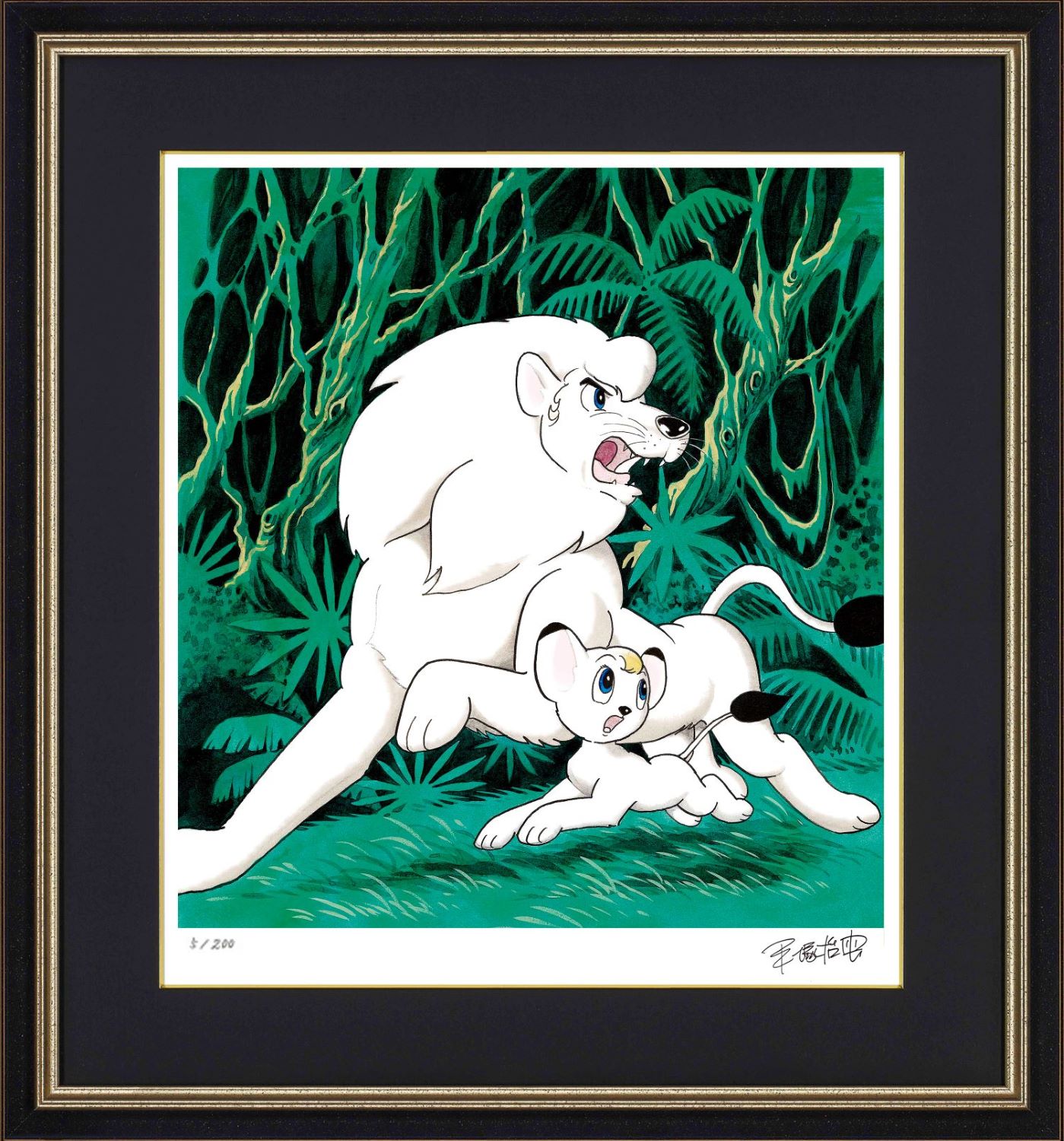 期間限定値下げ中 手塚治虫 ジャングル大帝 限定版アート作品 レオ 2