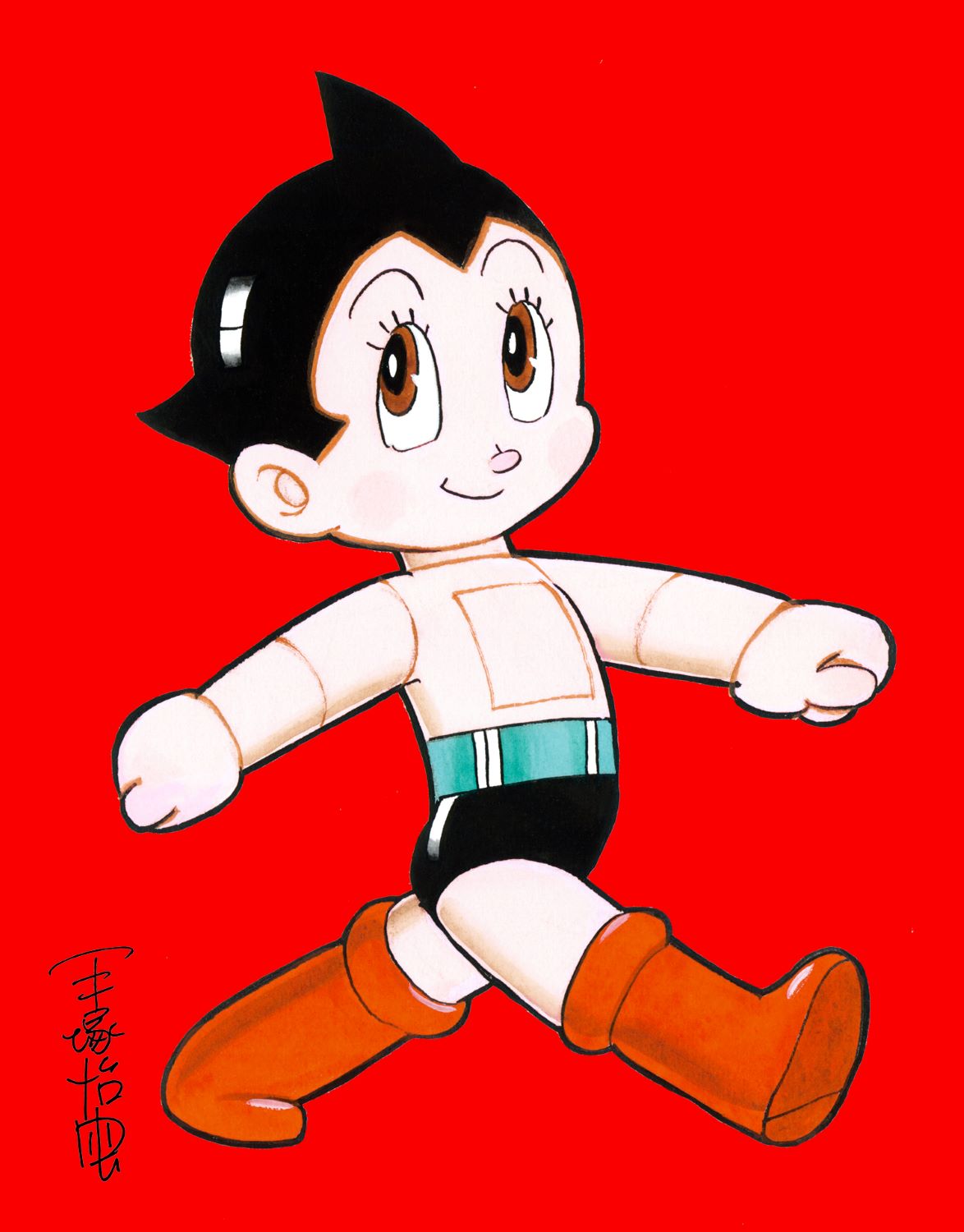 鉄腕アトム 未来に向かって（宇宙）ピエゾグラフ : 鉄腕