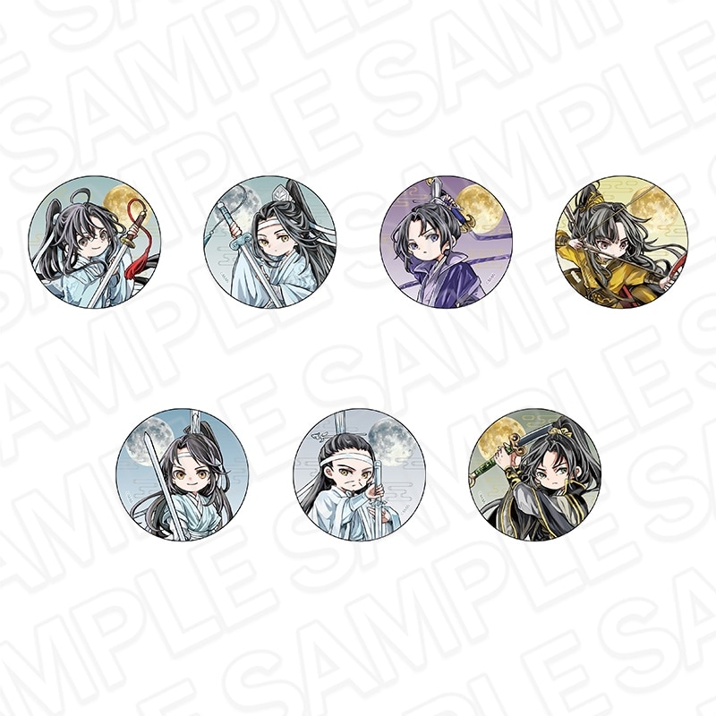 魔道祖師公式通販】魔道祖師 グリッター扉絵カンバッジ(ブラインド