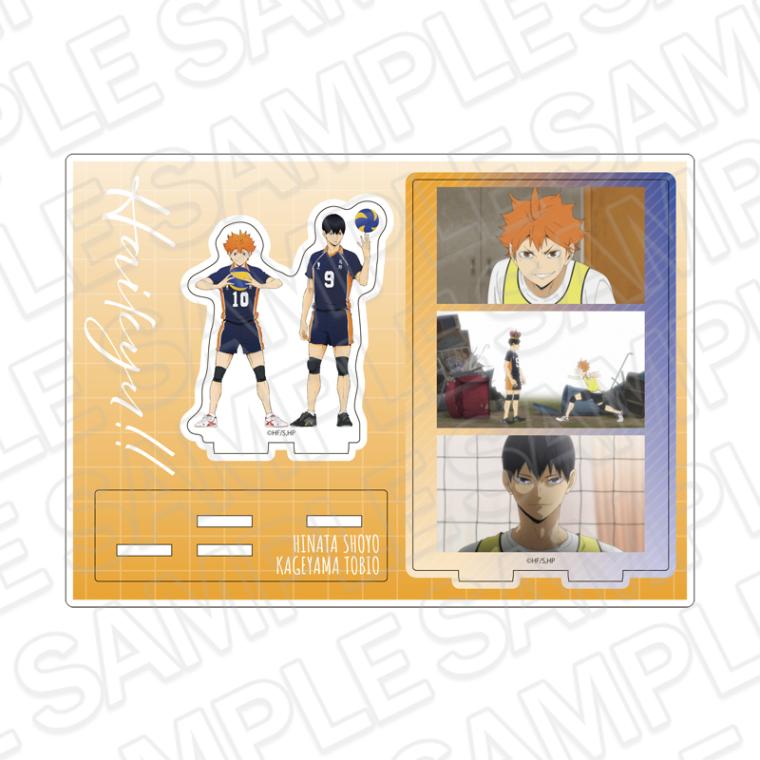 先行通販】アニメ「ハイキュー!!」 アクリルブロック 及川 徹・岩泉 一