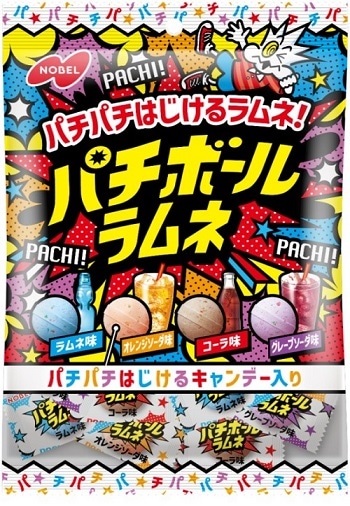 ノーベル パチボールラムネ ドリンクアソート 60g まとめ買い(×6
