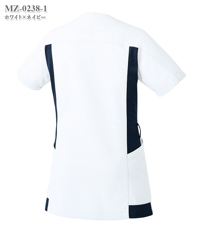 ミズノ女子ファスナースクラブ半袖[チトセ製品] MZ-0238｜THS-白衣通販