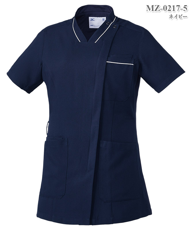 ミズノ女子ジャケット半袖[チトセ製品] MZ-0217｜THS-白衣通販・販売