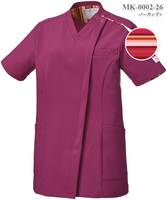 ミッシェルクラン女子ファスナースクラブ半袖[チトセ製品] MK-0002