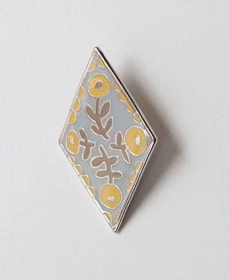 minä perhonen ゴールド ピンブローチplover