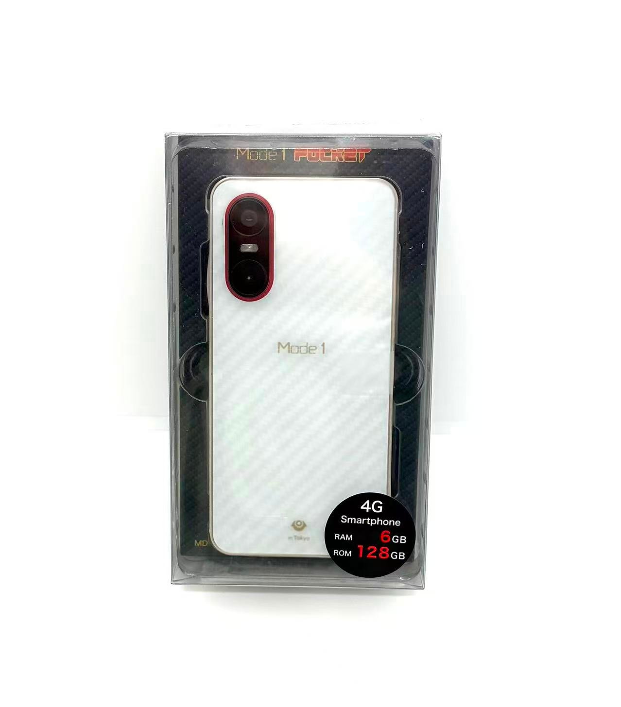 新品」SIMフリー Mode1 Pocket MD-07P 128GB 白 スマホ本体
