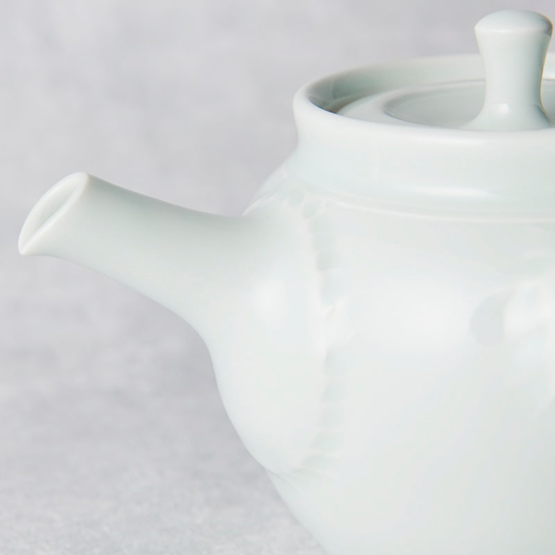 砥部焼 梅乃瀬窯】白磁の急須 | タイプ別,急須・ティーポット | 砥部焼