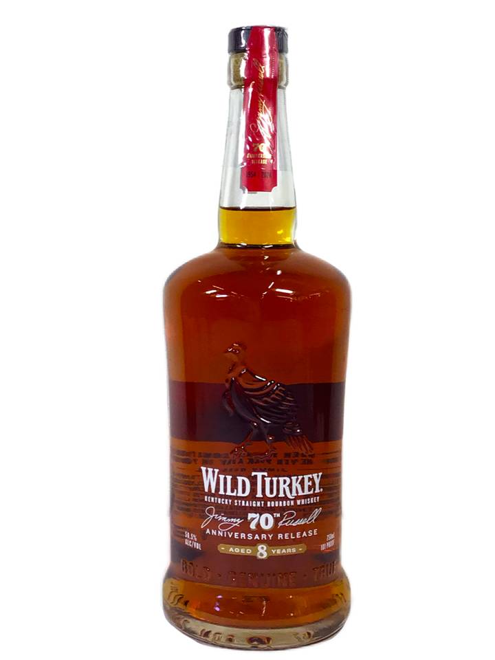 ワイルドターキー 8年 ジミー ラッセル 70周年記念ボトル | すべての