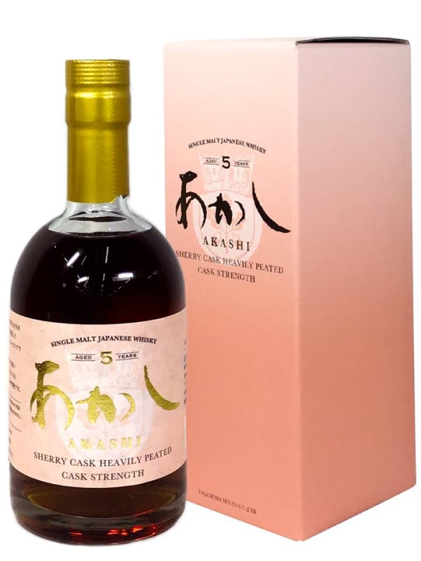 ○限定 ザ・ゴーストシリーズ あかし Heavily Peated ウイスキー ザ