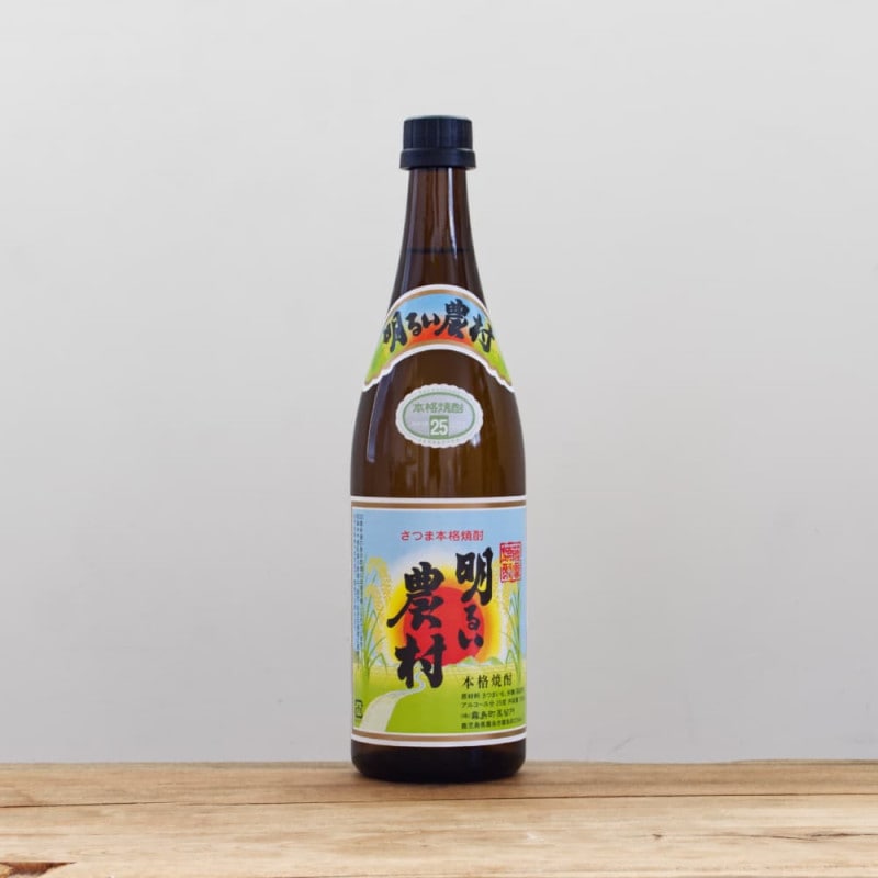 かめ壺焼酎 明るい農村 25度 1,800ml