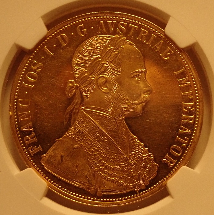 海外古銭 オーストリアコイン ダカット 双頭の鷲 コイン 1915年