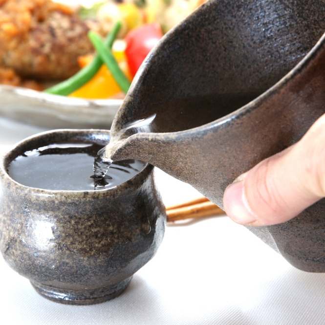 益子・吉川水城 片口とぐい呑み 2点 益子・吉川水城 片口とぐい呑み