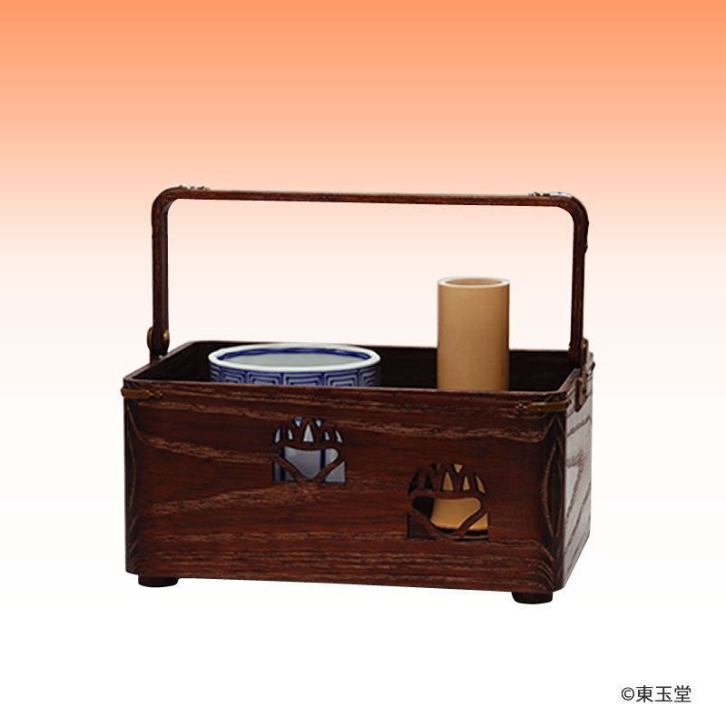 桐透漆桑手付莨盆 鵬雲斎好写 | 莨盆、火入,莨盆 | |茶道具通販 お