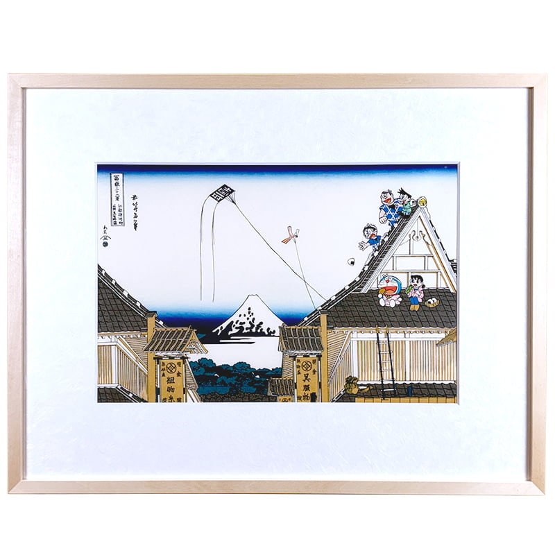 ドラえもん 浮世絵木版画「映画ドラえもん のび太の新恐竜」｜浮世絵工房