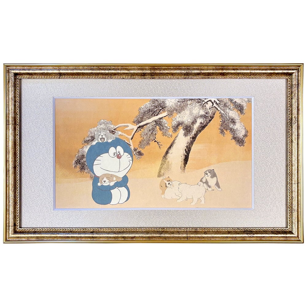 映画ドラえもん のび太の絵世界物語』名画ジークレー版画「仔犬図