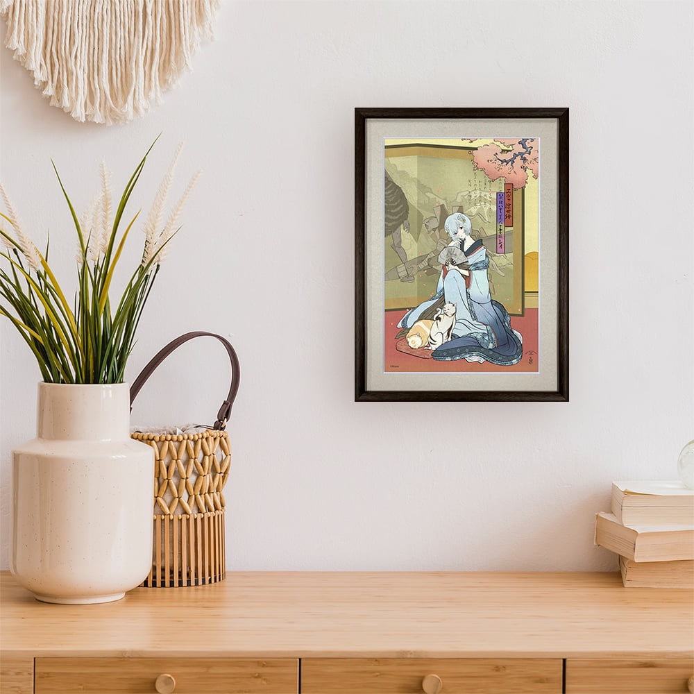 エヴァ浮世絵「箱根八里美人三画揃 レイ」｜浮世絵工房