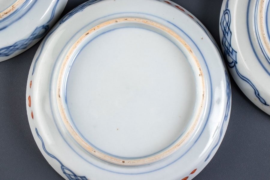 Evan 元禄伊万里 錦手金彩花草文盤 飾皿 直径41cm V 3429A Evan