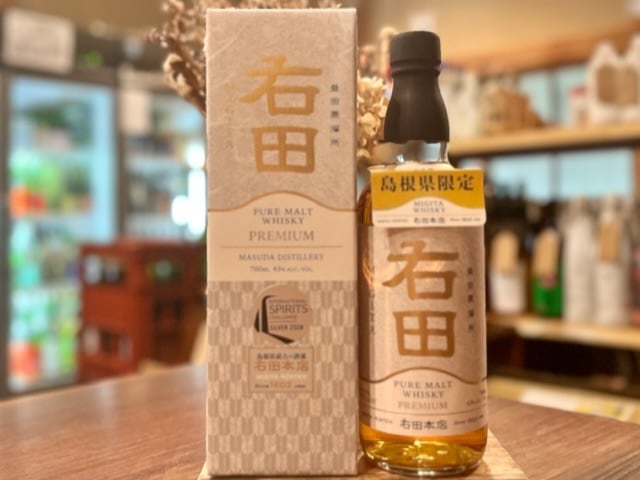 右田 ピュアモルトウイスキー プレミアム 700ml【ウイスキー43%】※島根