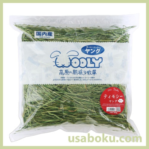 高原の朝採りティモシーヤング野草入り 500gの通販はうさぎの牧草.com