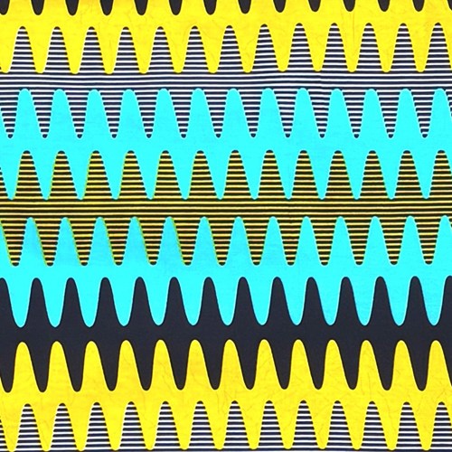 アフリカンプリント,幾何学柄 | UzumeTrading 本店