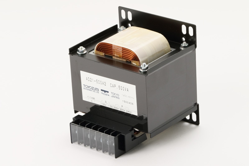 195003】トランス 500W 入力200V、出力100V