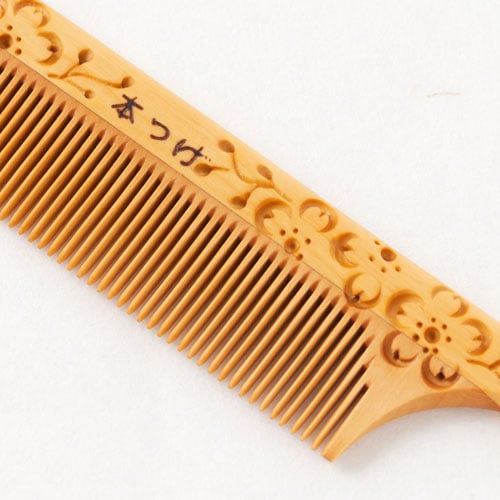 金寿堂 極撰 櫛（くし）と笄（こうがい）のセット 専用ケース付き