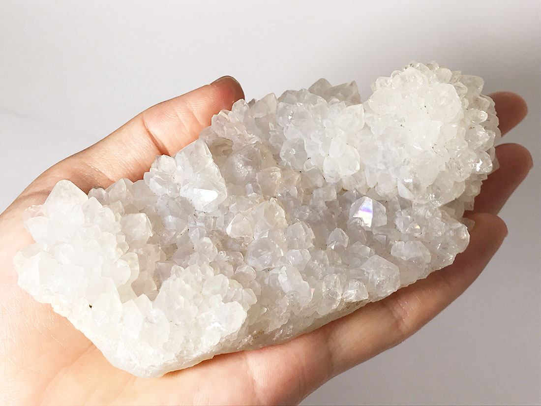 奇跡の水晶✨ アナンダライト レインボークォーツ 原石 クリスタル