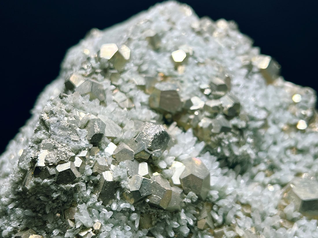 パイライト ガレナ クォーツ 3種共生鉱物 天然石 パワーストーン