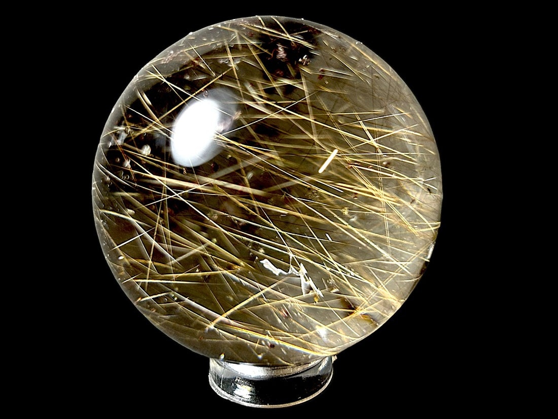 ルチルクォーツ 41mm丸玉