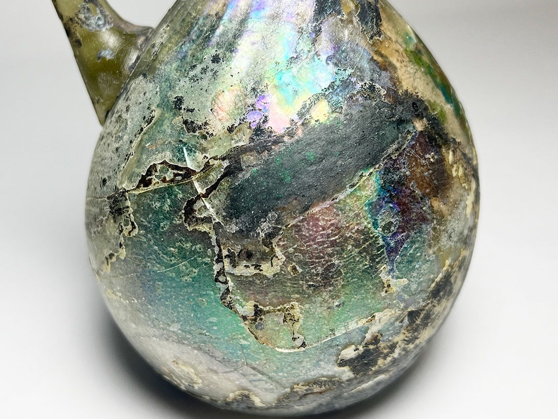 ローマングラス 取手付瓶/Roman Glass