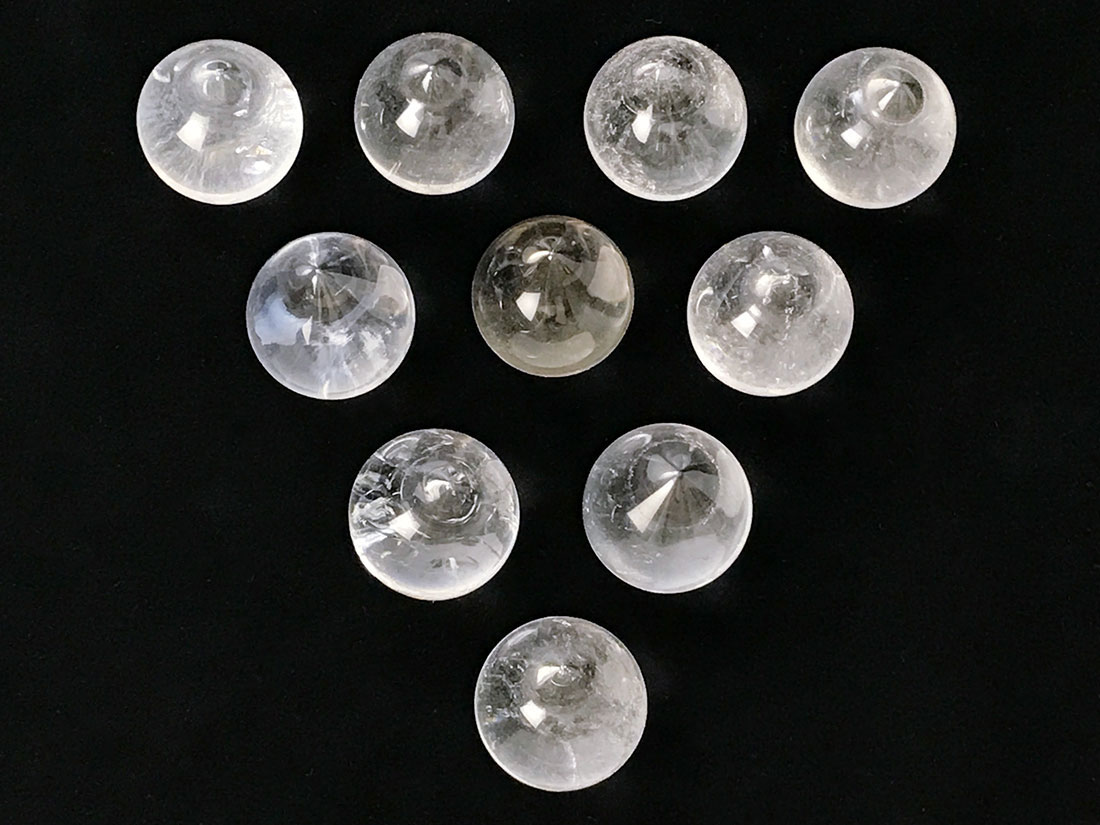 水晶摩尼宝珠10個セット アソート