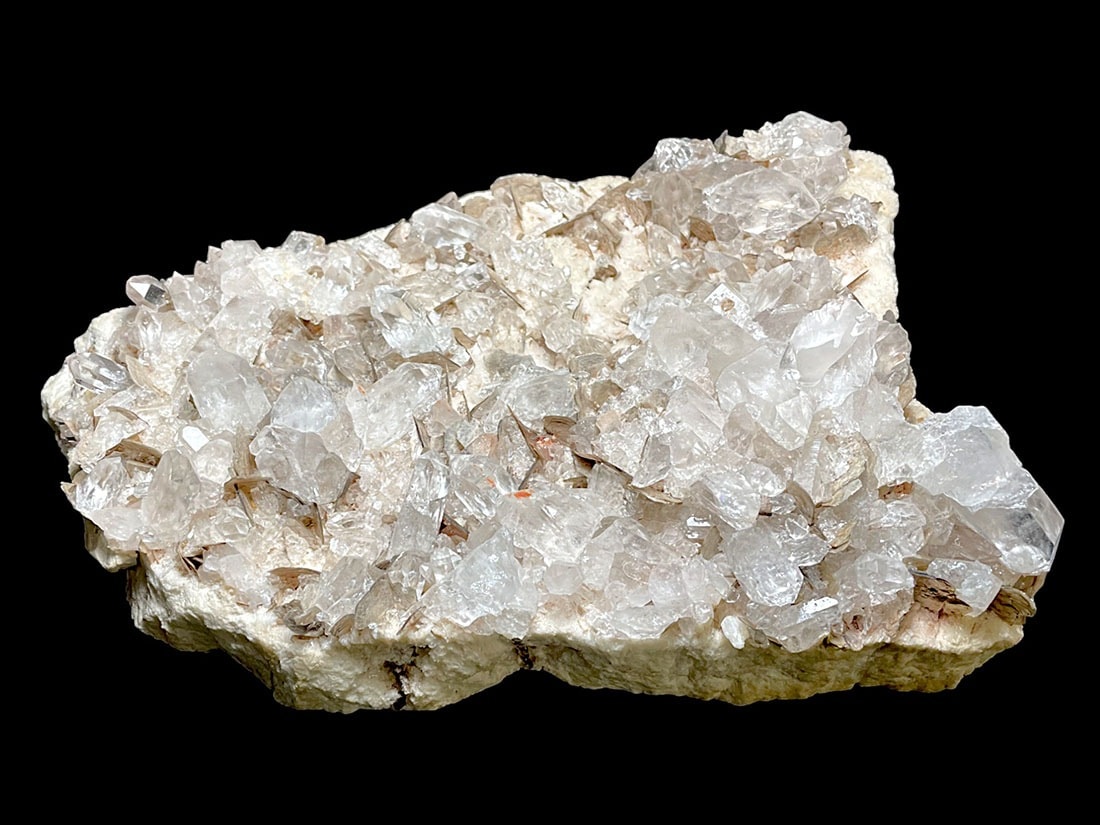 ブラジル産 モスコバイト ( 白雲母 ) / 水晶 クラスター