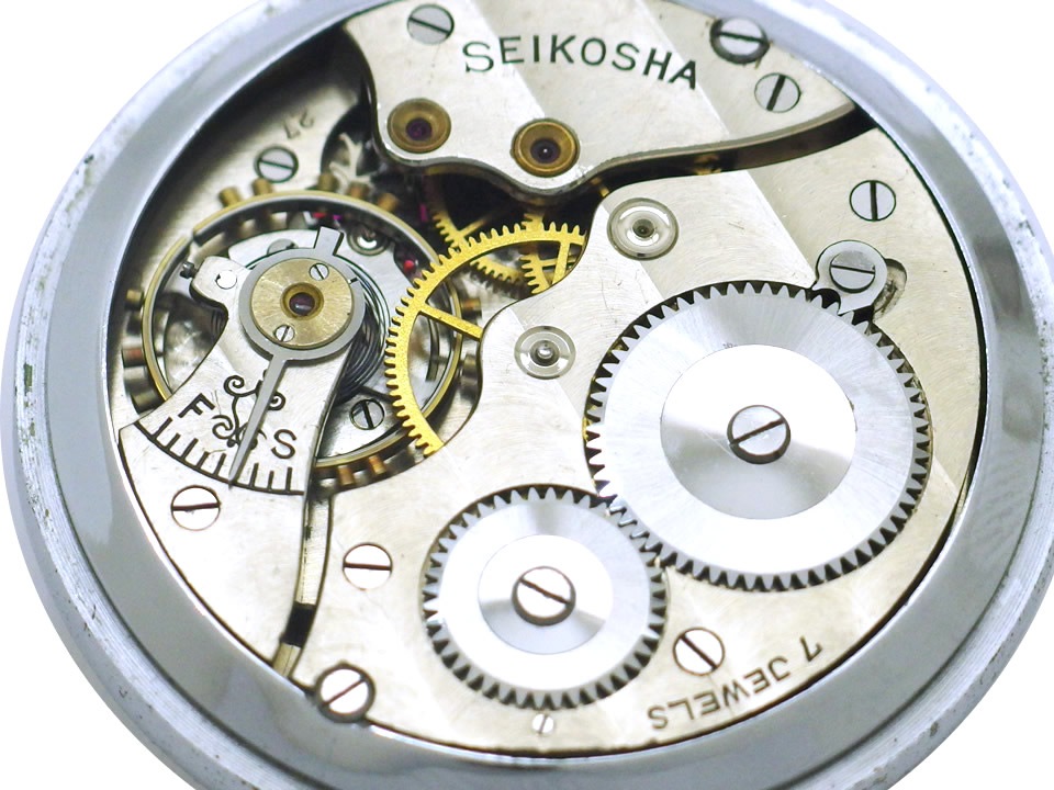 セイコーシャ プレシジョン 懐中時計 7石手巻 OH済 1950年代 Seiko