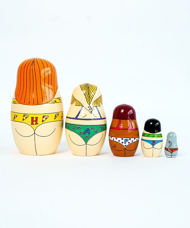 3415HA]DETAIL×MIDORI KOMATSU ハッピー ホット ガールズ 女性たちの