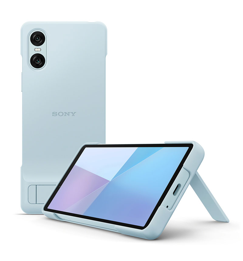 ソニー純正 Xperia 10 VI Style Cover with Stand Blue ブルー XQZ
