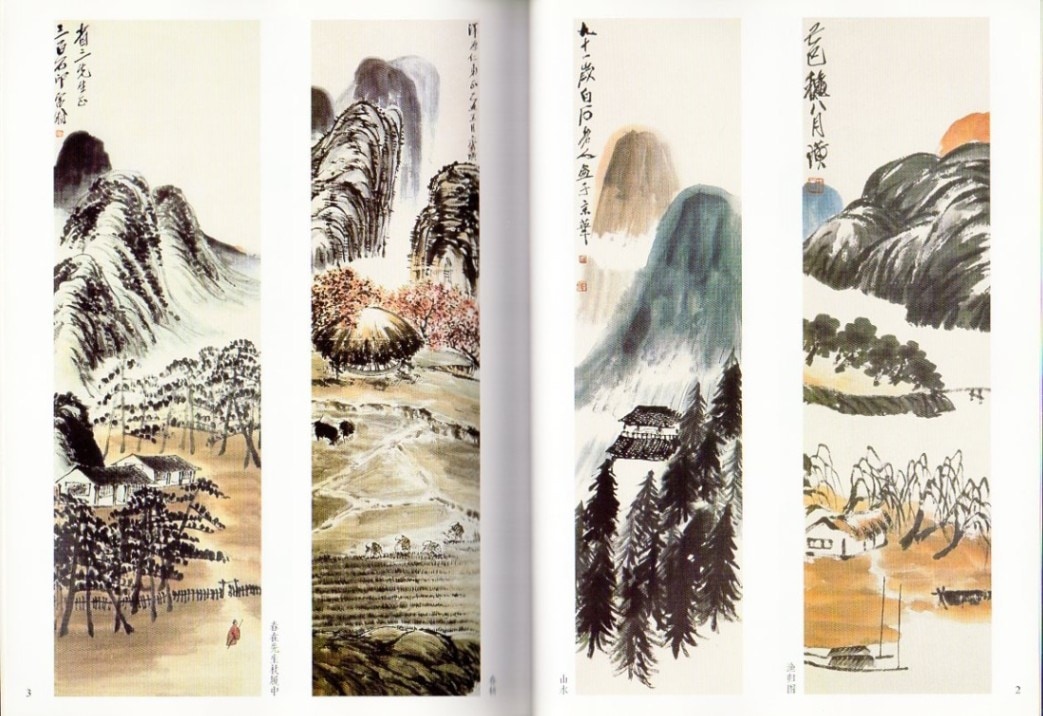 中国古美術・四尺仕女掛軸・国画・張大千印款・書道品・宣紙・肉筆 Σ