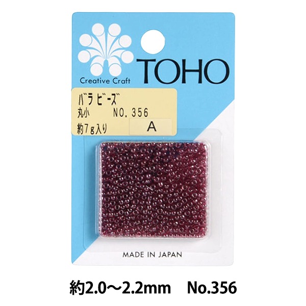 ビーズ 『バラビーズ 丸小 No.356』 TOHO BEADS トーホービーズ ビーズ