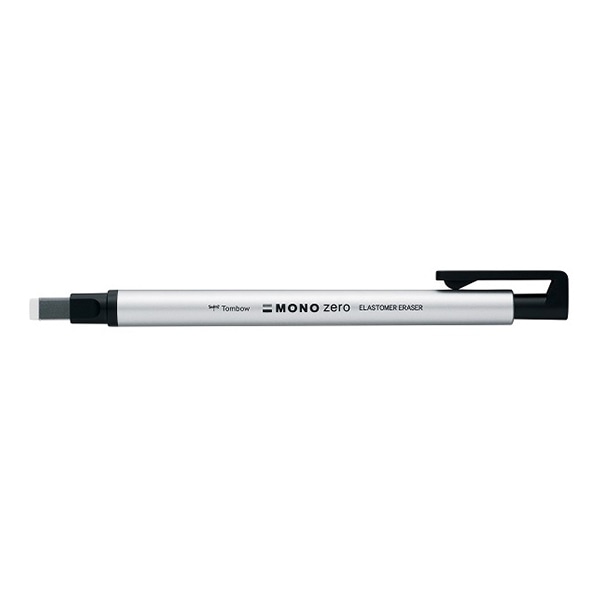 文房具 『ホルダー消ゴム モノゼロ 角型 シルバー EH-KUS04』 Tombow