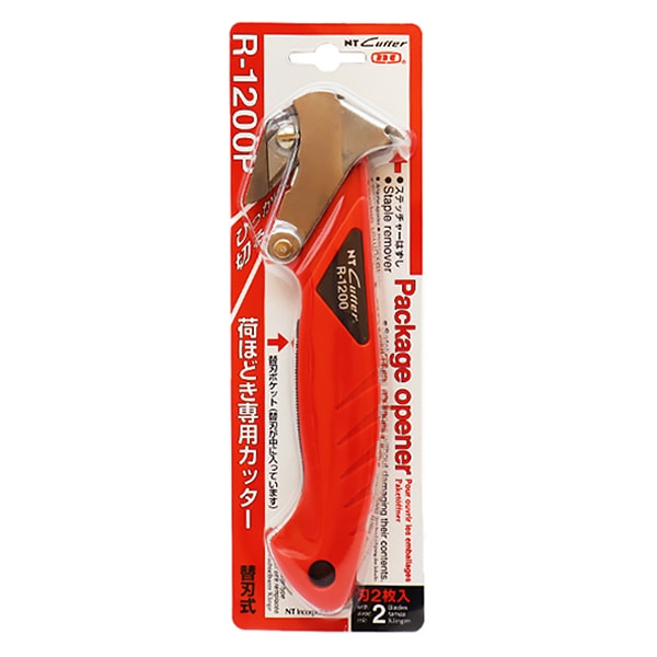 カッター 『エヌティー(NT) 荷ほどき専用カッター #R-1200P』 工芸