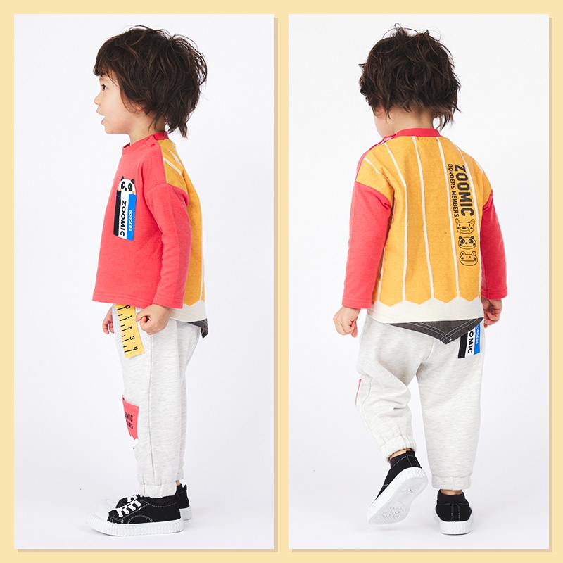 ロンT キッズ ベビー 長袖 Tシャツ 長そで tシャツ トップス