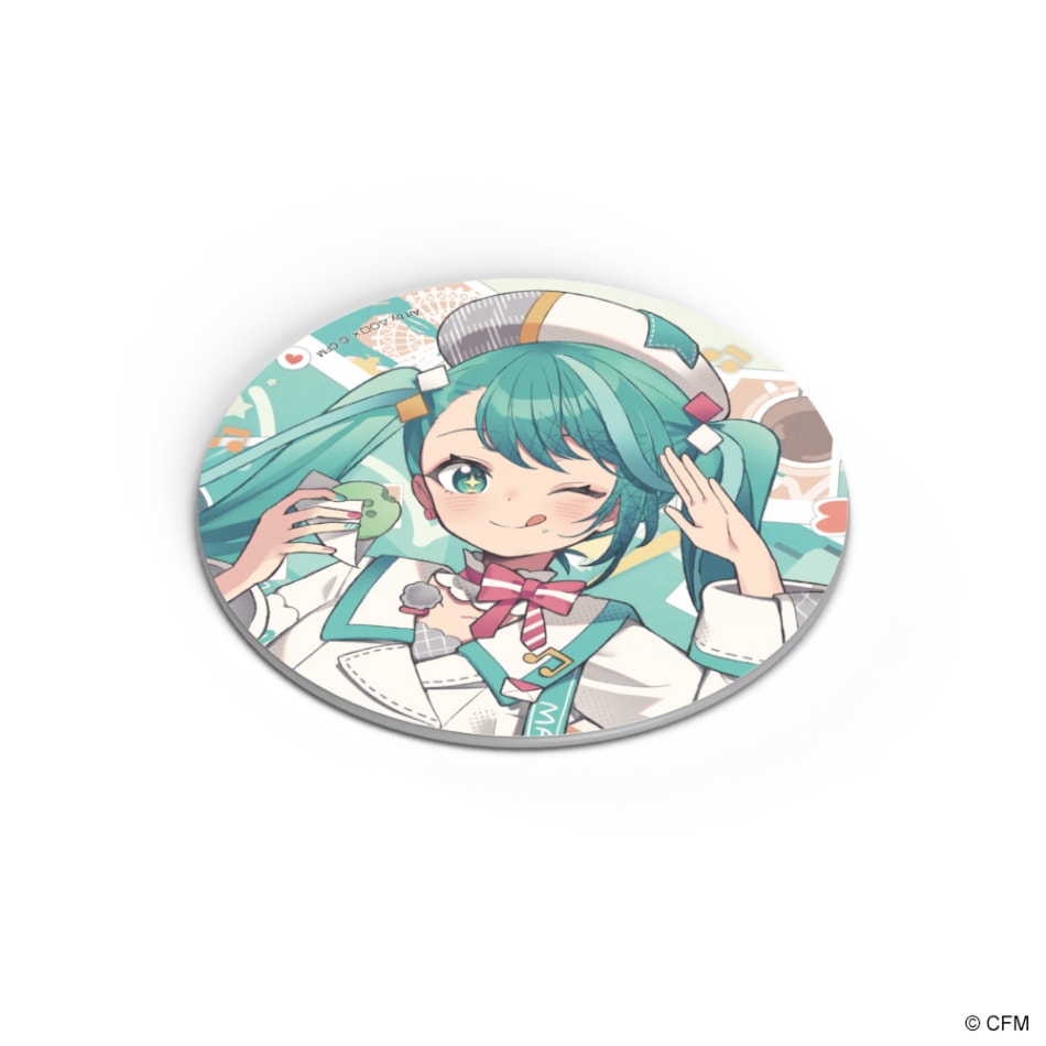 MIKU 2021 コースター型パブミラー いかり 初音ミク MIKU 2021