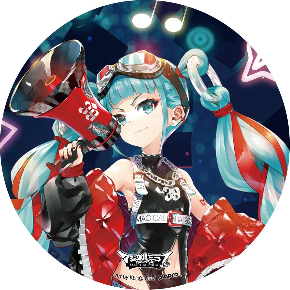 初音ミク16th コースターパブミラー 初音ミクArt by KEI 初音ミク16th