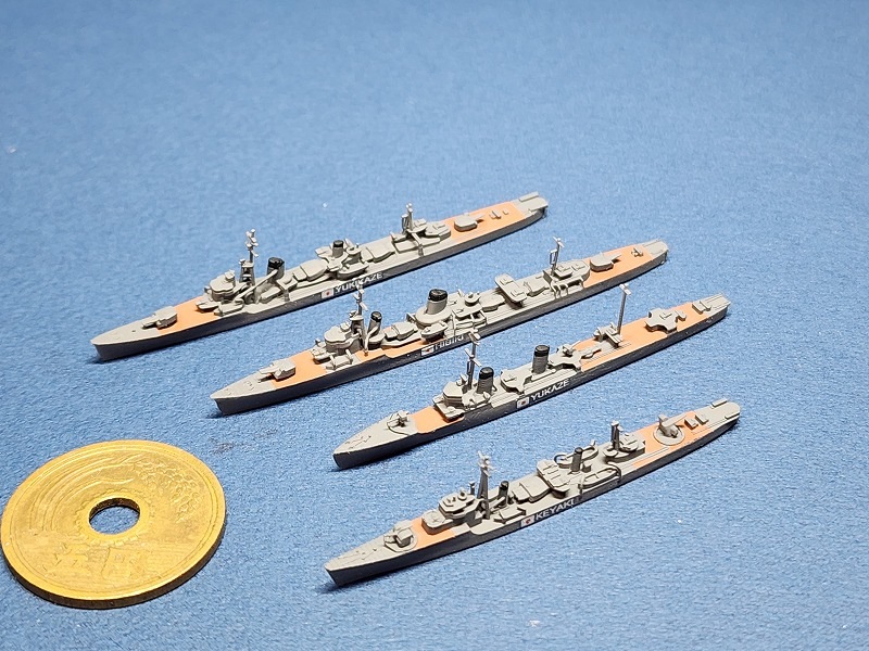 1/2000 終戦時残存駆逐艦セット の販売 DAMEYA-NET