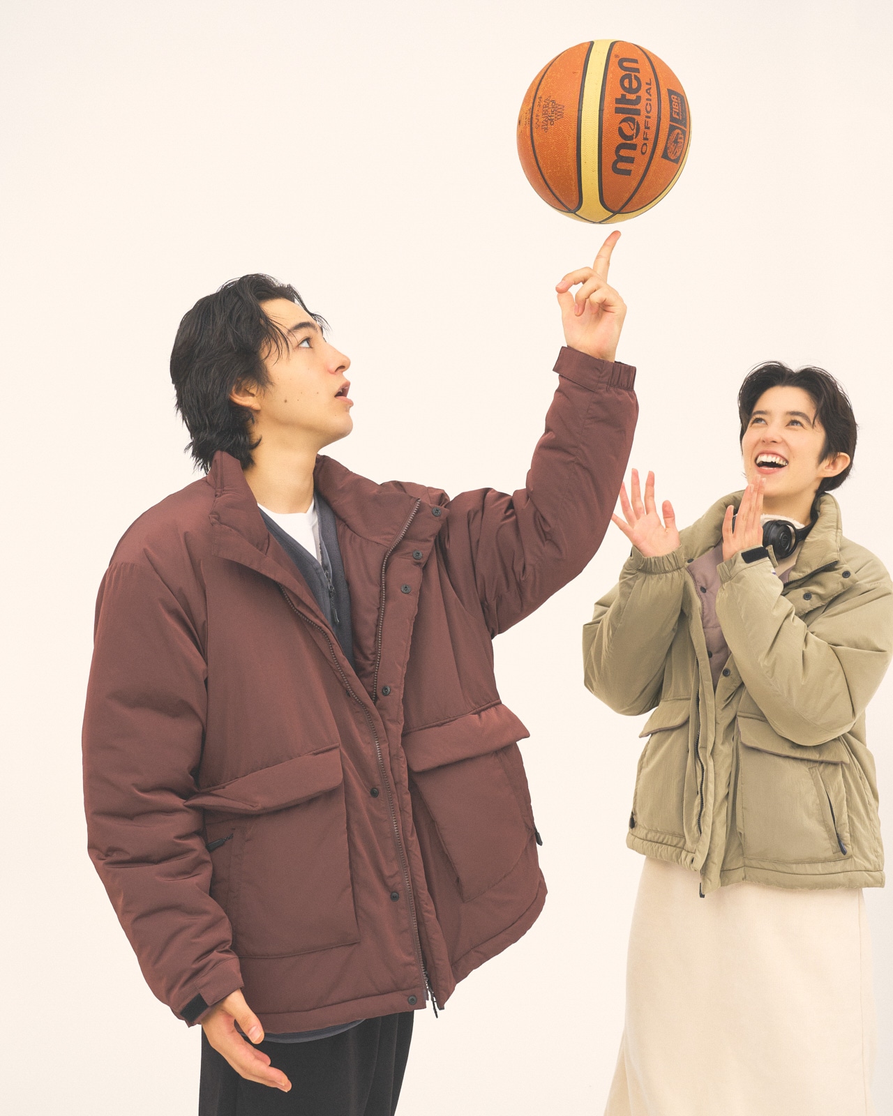 UNISEX】STAND COLLAR PADDED JACKET/スタンドカラーパデット