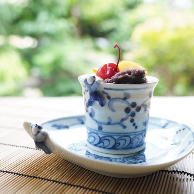 波佐見焼 木の実唐草 一閑人銘々皿 ｜ 四季折々のおしゃれな和食器通販