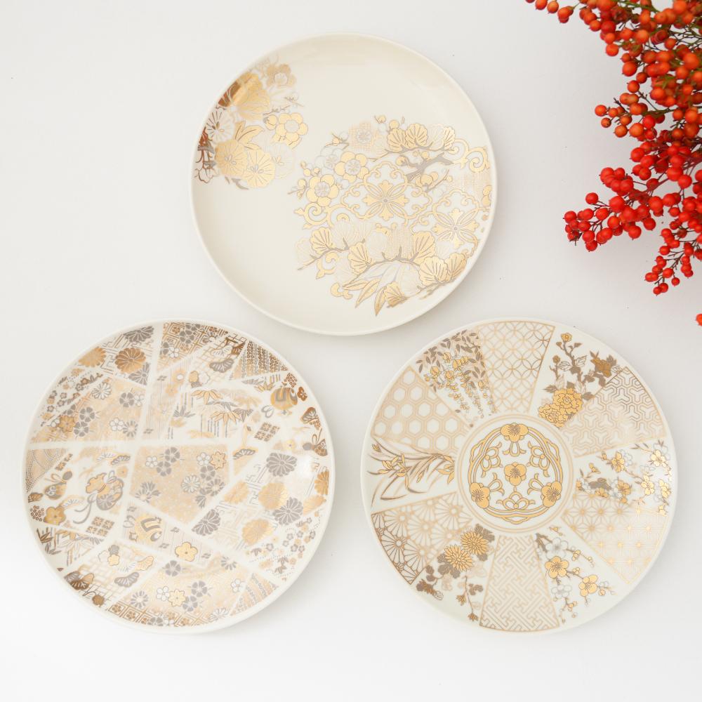 金襴 古伊万里 7号皿（化粧箱入り）FOURGRACEオリジナル ｜ 四季折々の