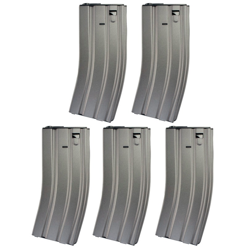 VFC M4 M16 専用マガジン ブラック グレー 実マグプル付き 4個 VFC M4