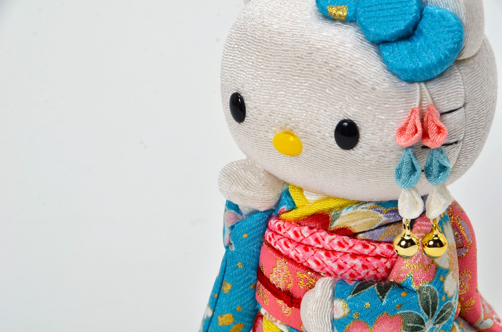 ハローキティ HELLOKITTY はろうきてぃ 日本人形 「羽子板」 飾り台