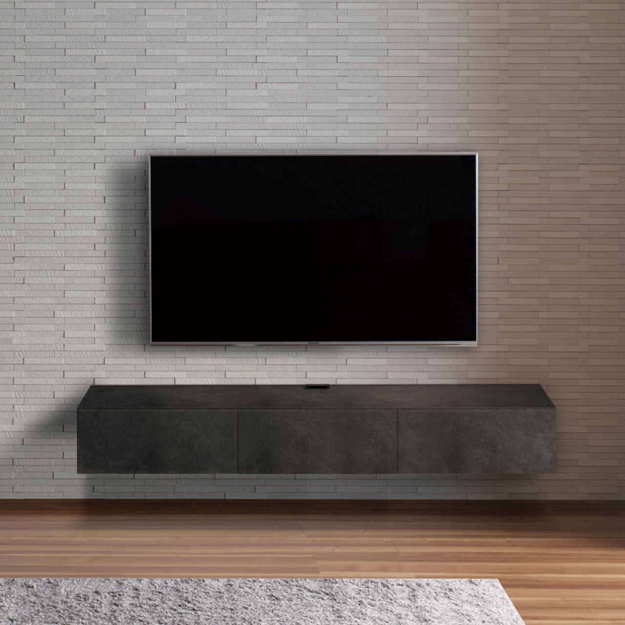 BRUNCH 木製スリットデザインテレビボード BRUNCH 木製スリット