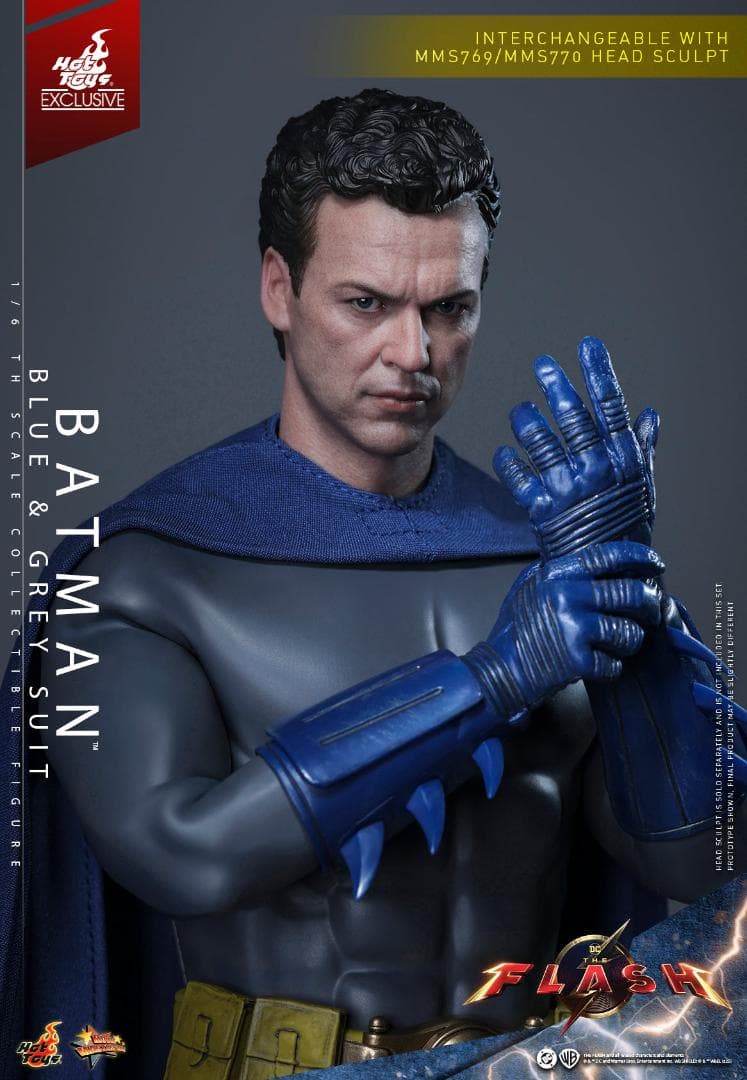 ホットトイズ 1/6 『ザ・フラッシュ』 バットマン （ブルー ＆ グレー